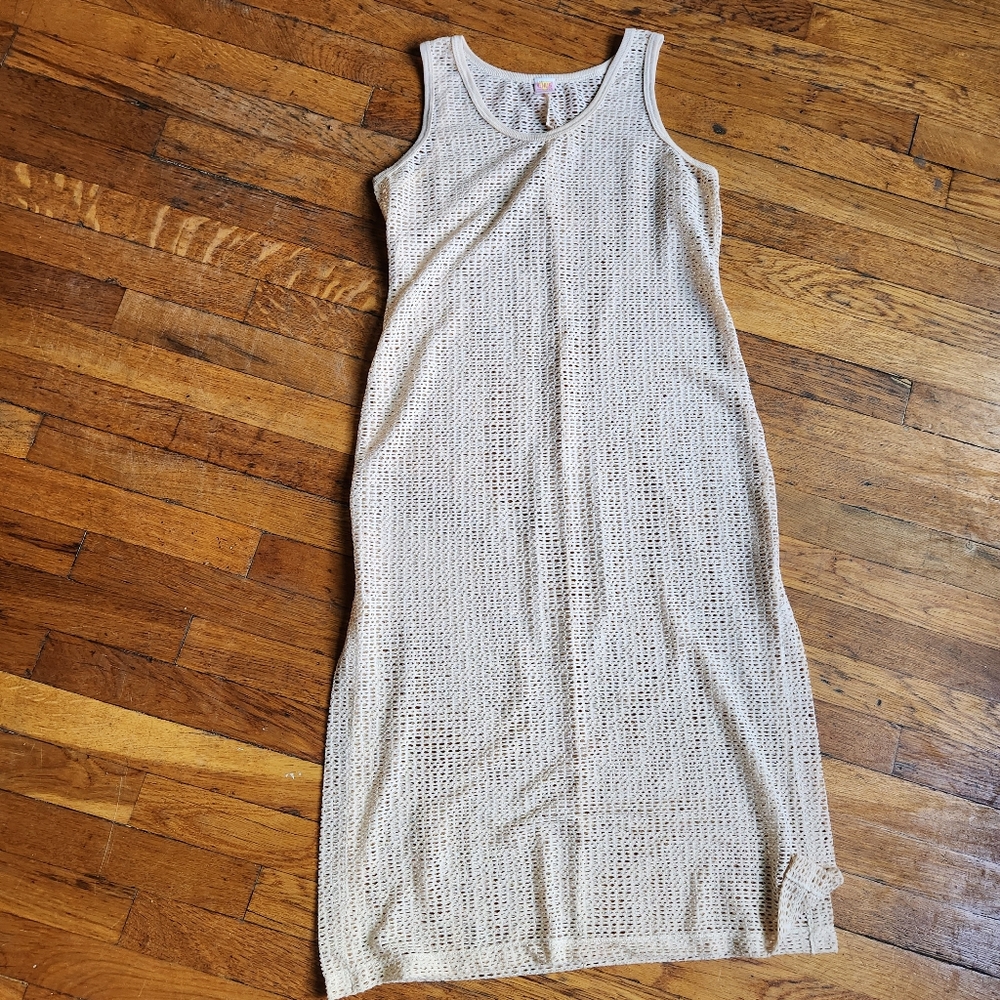 Mesh maxi dress